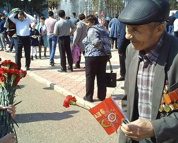 Партийцы Кармаскалинского района Башкирии провели памятную акцию в честь Дня Победы