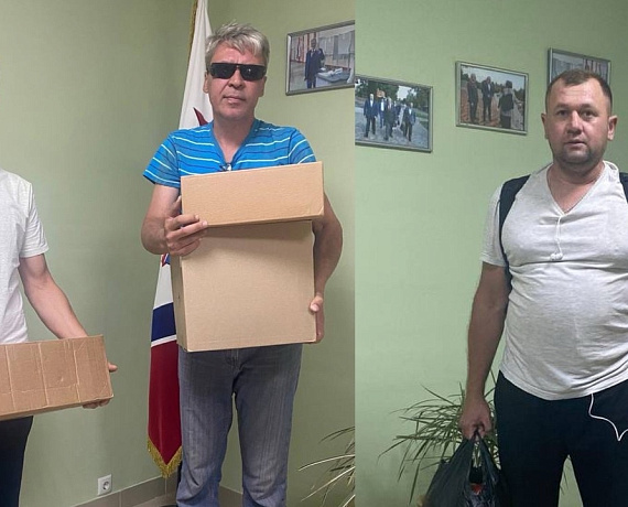 Тамбовские партийцы поддержали жителей Курской области гуманитарной помощью