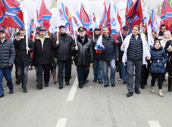 Партия "РОДИНА" приняла участие в шествии и митинге "Мы едины!", 04.11.2015
