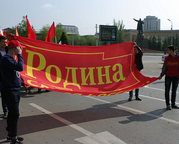 В Волгограде в колонне "РОДИНЫ" шагали 300 человек