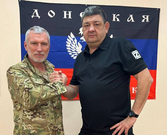 Алексей Журавлев встретился с главой администрации Горловки Иваном Приходько