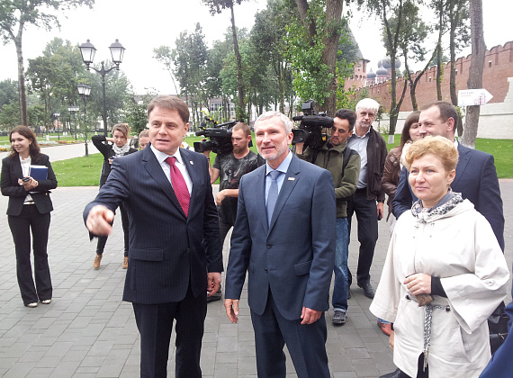 Визит Алексея Журавлева в Тулу, 02.09.2014