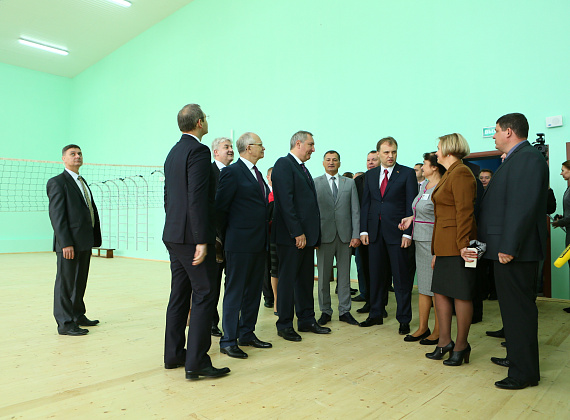 Открытие школы в селе Ташлык, 11.10.2016