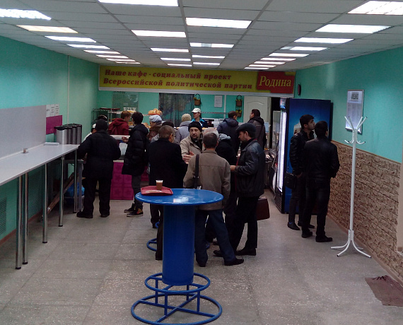 Патриоты открыли бюджетную столовую в Красноярске