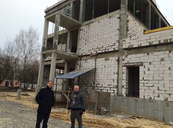 Алексей Журавлёв осмотрел стройплощадки соцобъектов в ПМР, 02.12.2014
