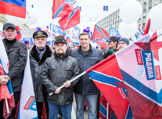 Партия "РОДИНА" приняла участие в шествии и митинге "Мы едины!", 04.11.2015 (часть 2)