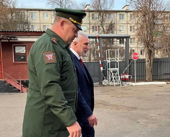 Журавлев с соратниками посетили Тамбовский гарнизонный военный госпиталь