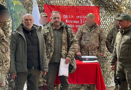 Алексей Журавлев посетил расположение отряда БАРС 11