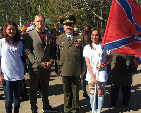 Партийцы Кармаскалинского района Башкирии провели памятную акцию в честь Дня Победы