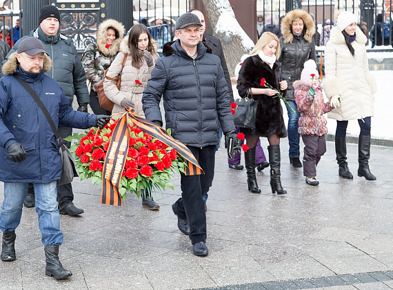 Партия "РОДИНА" почтила память погибших за Воронеж, 25.01.2015