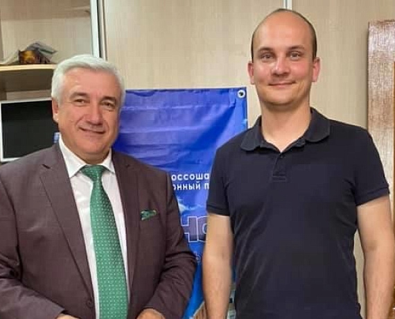Любомир Радинович провел рабочее совещание с руководителем партячейки в Россоши