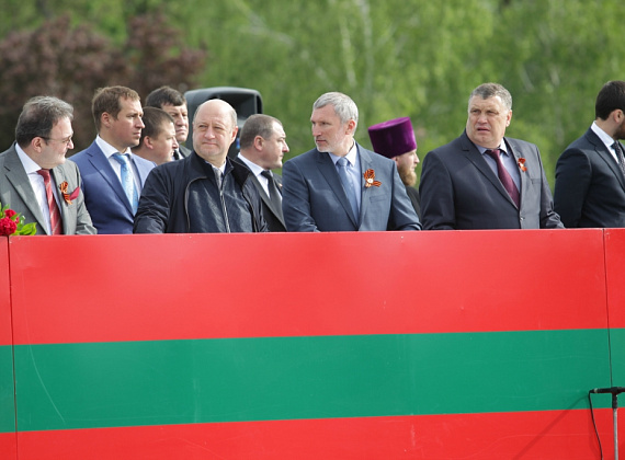 Визит российской делегации во главе с Рогозиным в ПМР, 9 мая 2014 г.