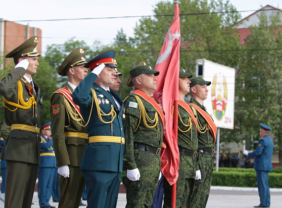 Визит российской делегации во главе с Рогозиным в ПМР, 9 мая 2014 г.