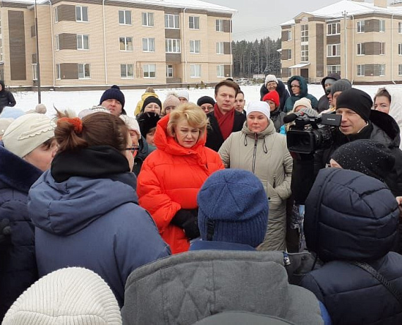 Молодежное движение "Голос Родины" посетило ЖК "Борисоглебское"