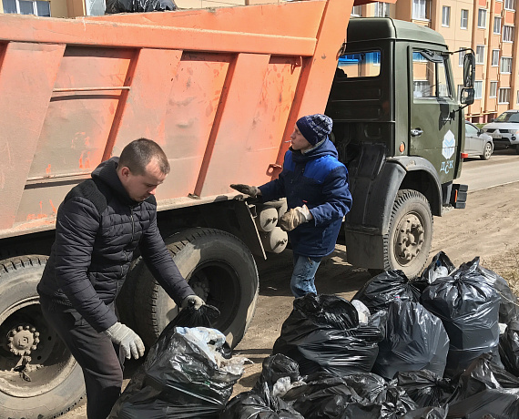 Воронежские соратники партии "РОДИНА" организовали субботник