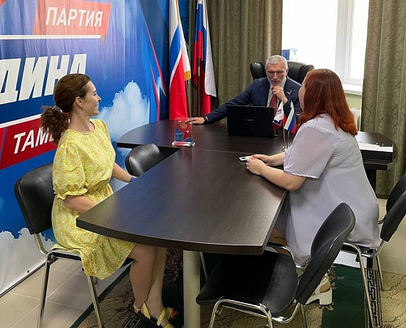 Алексей Журавлев посетил свою Приемную в городе Тамбове