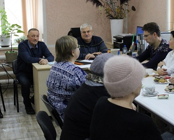Вячеслав Илюхин и Леонид Рыбин провели встречу с председателями советов многоквартирных домов