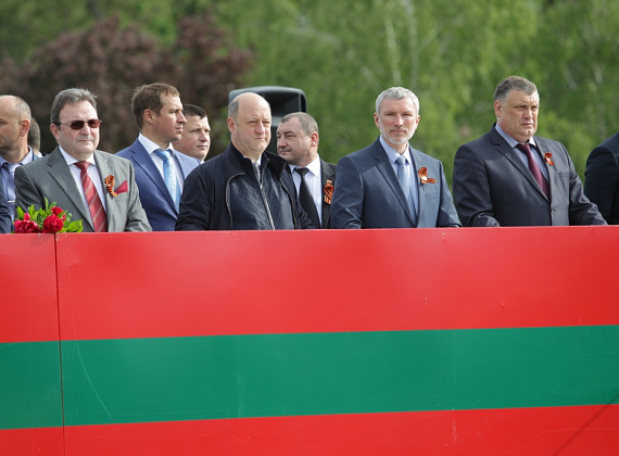 Визит российской делегации во главе с Рогозиным в ПМР, 9 мая 2014 г.
