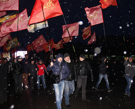 "РОДИНА" Самары вышла на митинг в поддержку Крыма