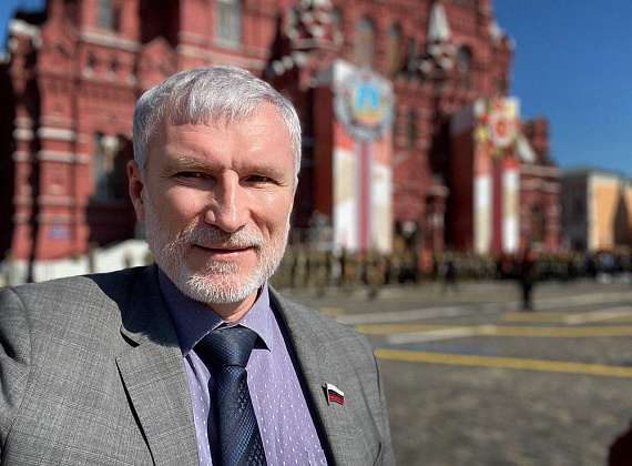 Алексей Журавлев на Параде Победы (Москва, 24.06.2020)