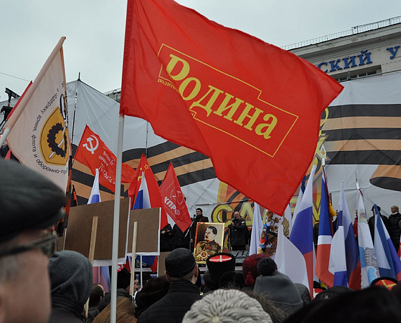 Пермские родинцы приняли участие в митинге "Своих не сдаем!"