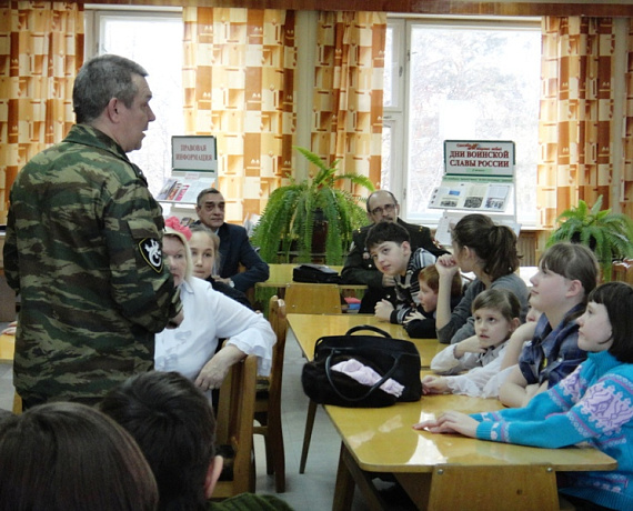 Челябинские патриоты провели Урок мужества в Озёрске