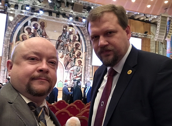 Федор Бирюков на XXIII Всемирном Русском Народном Соборе (Москва, Храм Христа Спасителя, 18.10.2019)