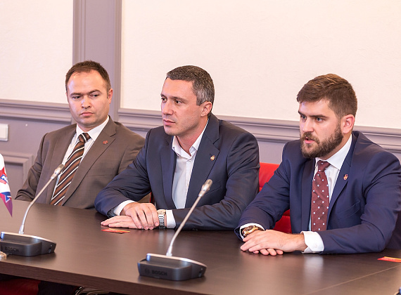Встреча Алексея Журавлёва с руководством сербской партии "Двери", 02.10.2015