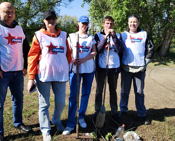 Хакасская "РОДИНА" приняла участие в акции "Марафон зеленых дел"