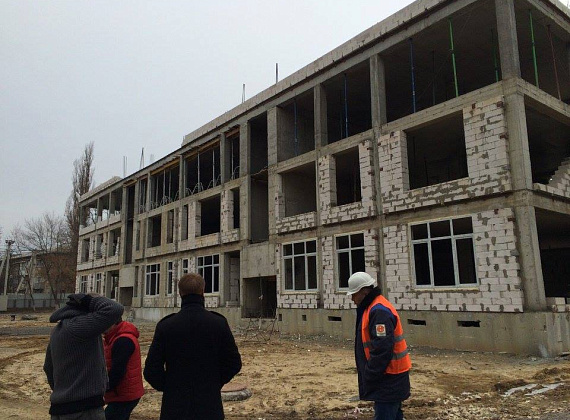 Алексей Журавлёв осмотрел стройплощадки соцобъектов в ПМР, 02.12.2014