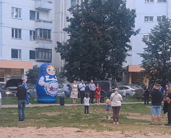 Однопартийцы приехали поддержать подмосковных кандидатов в депутаты
