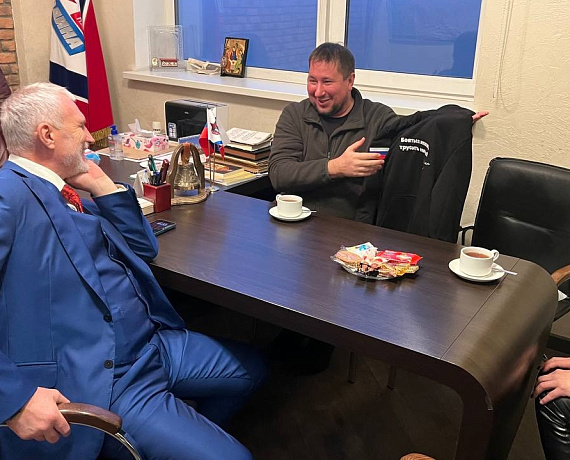 Алексей Журавлев встретился с боевым товарищем и соратником Александром Голдманом