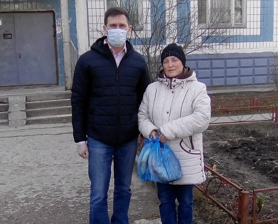 Активисты подмосковной "РОДИНЫ" оказали продовольственную помощь гражданам