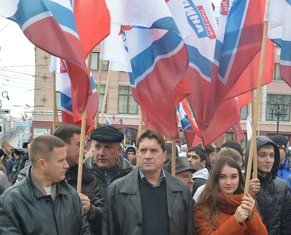 "РОДИНА" приняла участие в праздничном митинге в Брянске