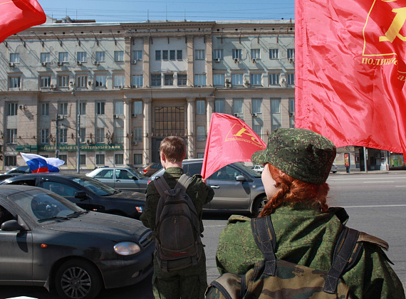 Автопробег "Мир! Труд! Новороссия!" 1 мая 2014 г.
