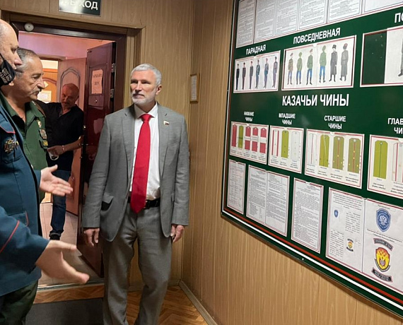 Алексей Журавлев встретился с казаками Омской области