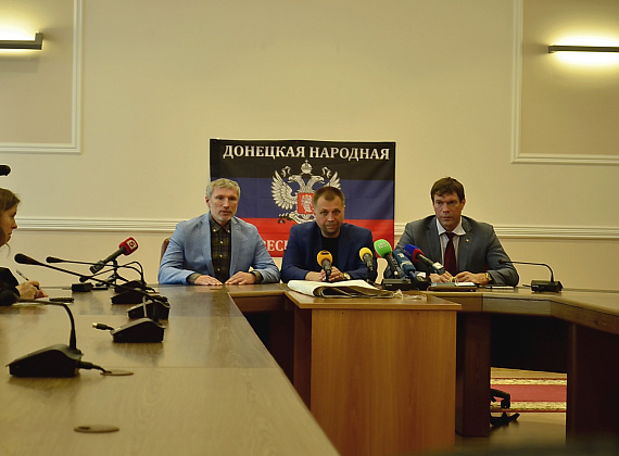 Алексей Журавлёв в Донецке: пресс-конференция, общение с прессой, интервью (часть 2), 12 июня 2014 г.