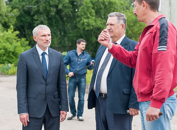 Рабочий визит Алексея Журавлёва в  Рамонский район Воронежской области, 08.06.2016