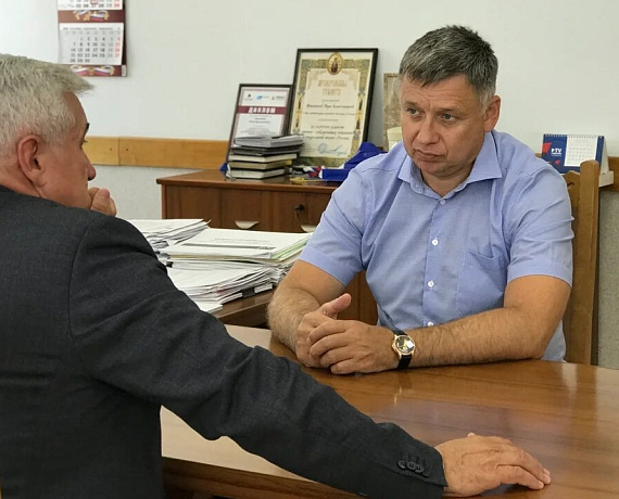 Лидер Воронежской "РОДИНЫ" встретился с главой Россошанского района