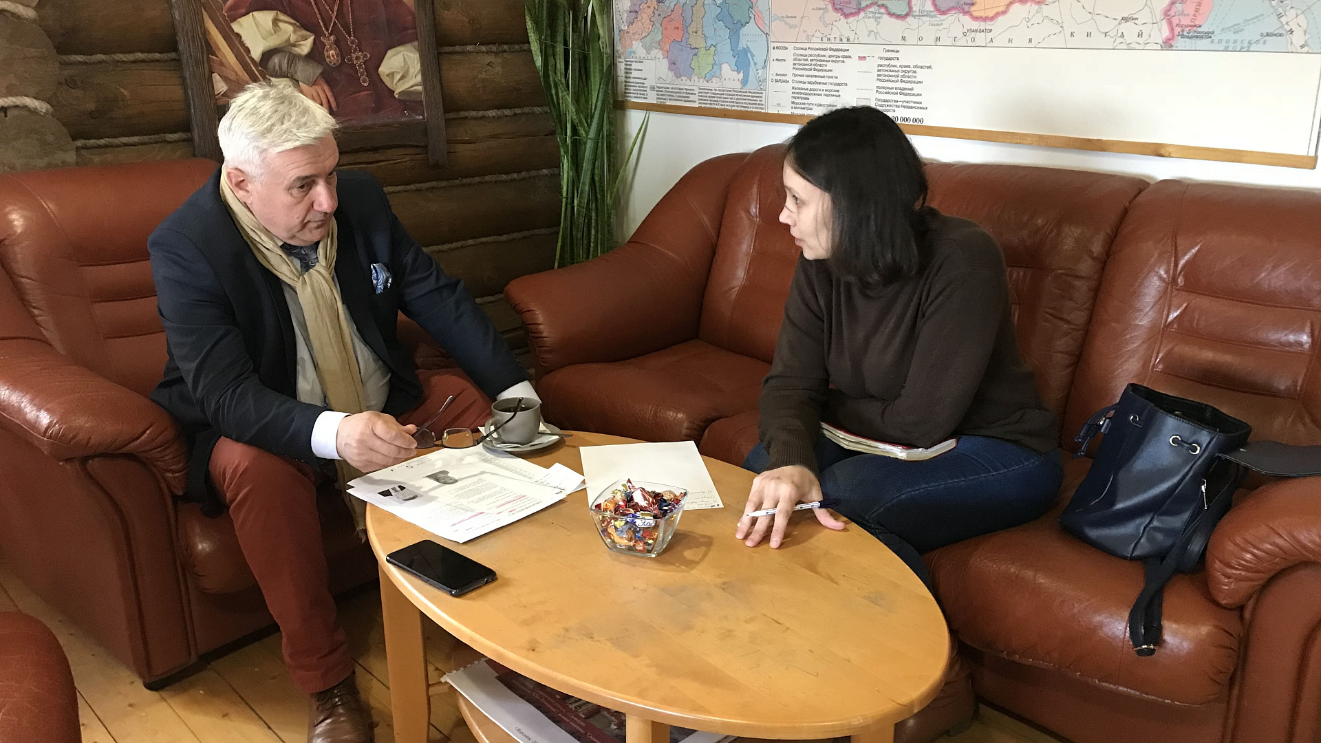 Любомир Радинович провел рабочую встречу с лидером женского Совета "Родина мать" Еленой Яковец