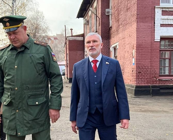 Журавлев с соратниками посетили Тамбовский гарнизонный военный госпиталь