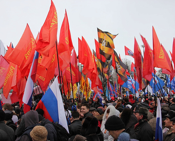 "РОДИНА" Самары вышла на митинг в поддержку Крыма