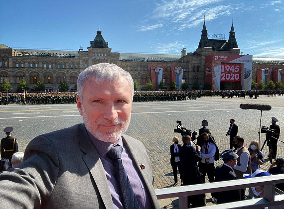 Алексей Журавлев на Параде Победы (Москва, 24.06.2020)