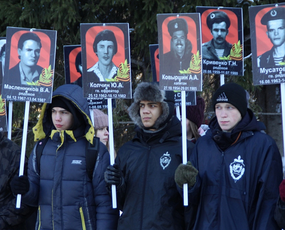 В Новосибирске ветераны войны в Афганистане почтили память погибших