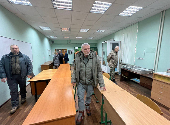 Рабочий визит Алексея Журавлева на Донбасс, ноябрь 2022 г.