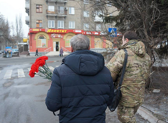 Визит Алексея Журавлева в Донецк, 29.01.2015