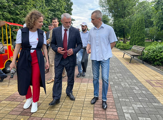 Рабочий визит Алексея Журавлева в Липецкую область, 12.06.2021