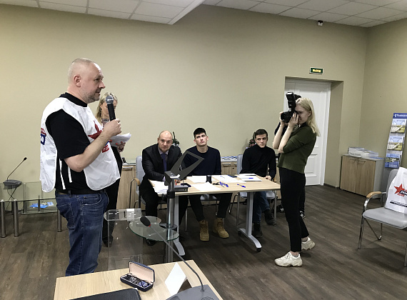Федор Бирюков на конференции реготделения "РОДИНЫ" в Ленинградской области (СПб, 10-11.12.2019)