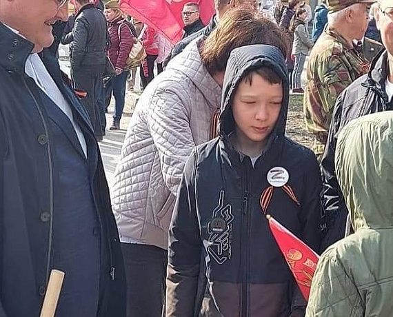 Торжественный митинг на День Победы в микрорайоне Пашино открыл Вячеслав Илюхин