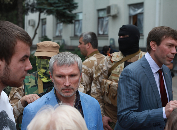Визит Алексея Журавлёва в Луганскую народную республику, июнь 2014 г.